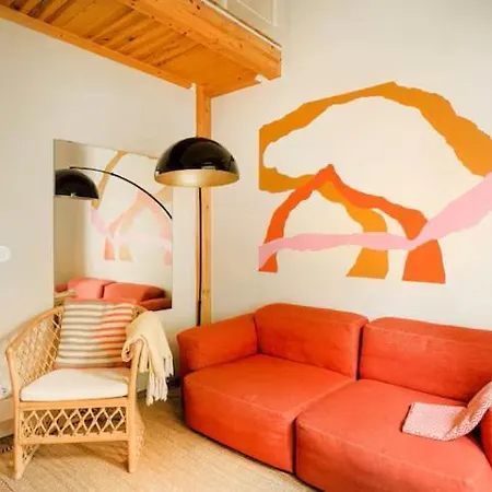 Daire Loft Vermelho Acolhedor Na Graca -autentica Joia De *